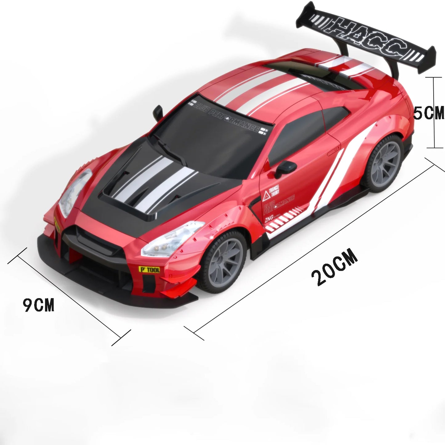 RACENT RC Drift Car High Speed 4WD Remote With LED