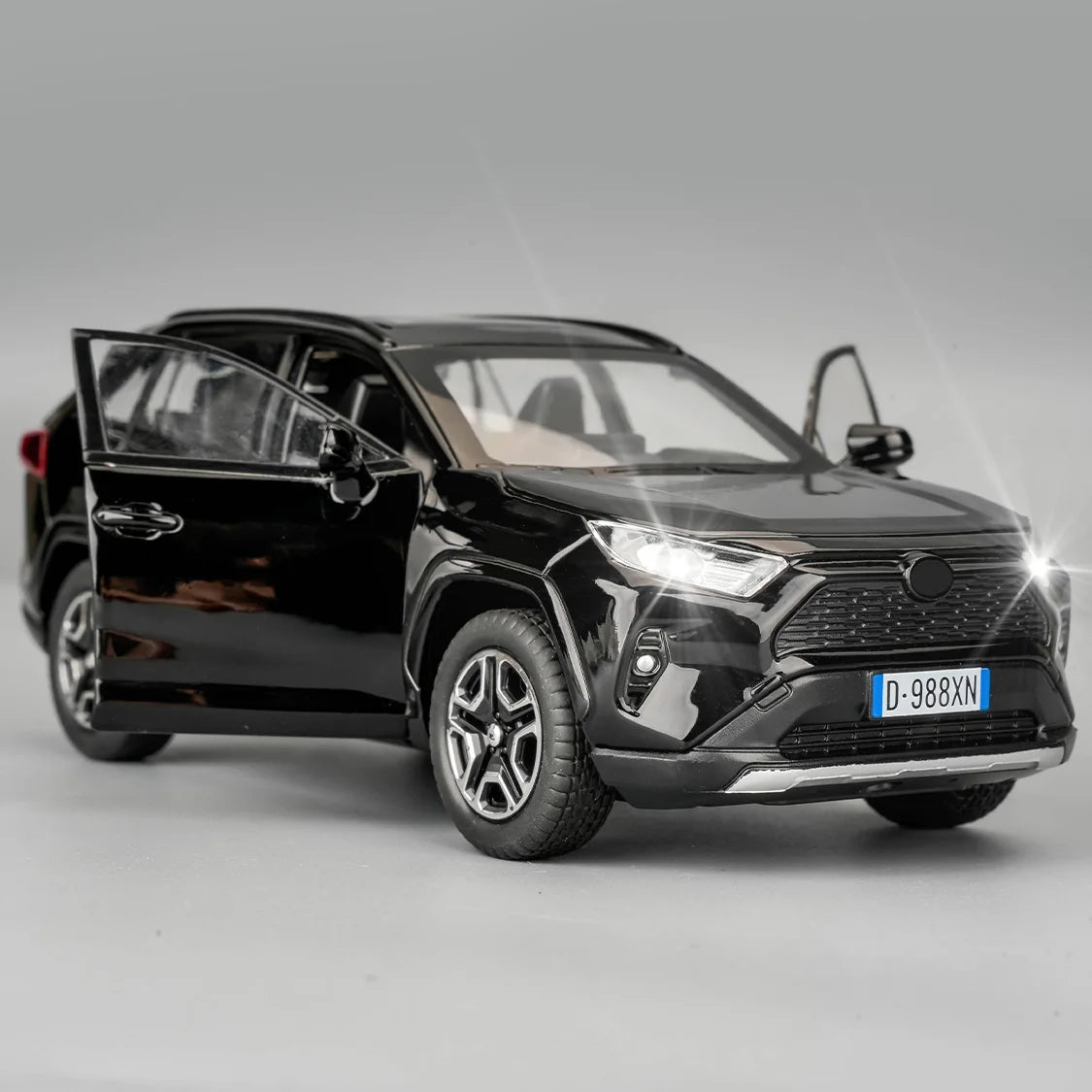 TGRCM-CZ RAV4 Diecast Alloy Toy Car Light Sound Collectible