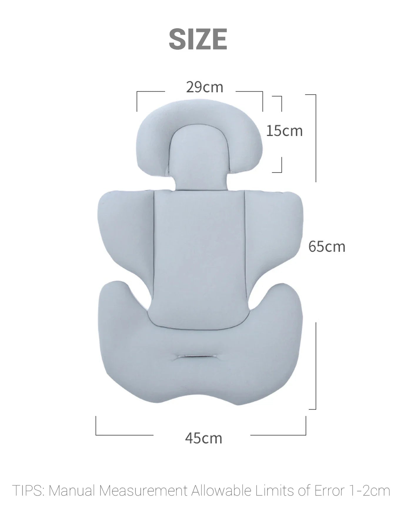 Baby Stroller Seat Cushion Pad for Car Puchair Liner Mat Thicken Cotton Breathable Cart Mattress Infant Newborn Pram Accessories