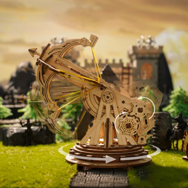 Robotime 3D Wooden Puzzle Medieval Siege Weapons Assembly Kit