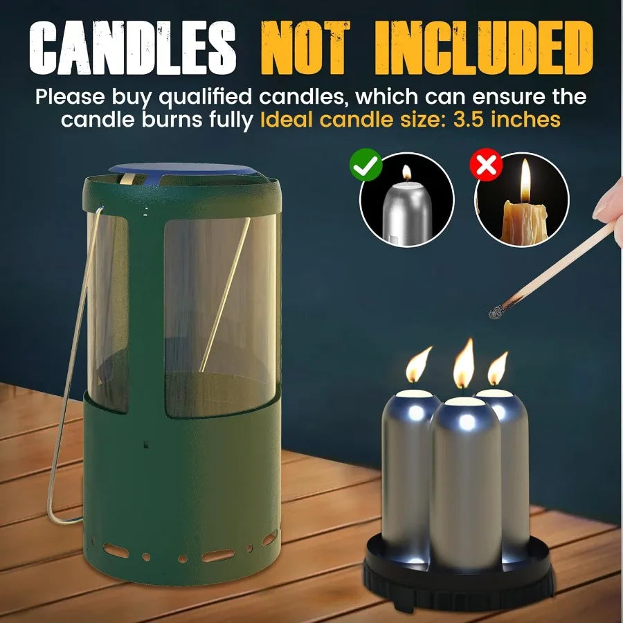 High Concerned Windproof Outdoor Candle Lantern Holder For Real Candles