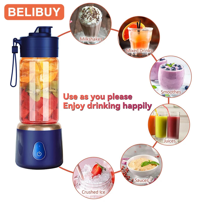 Portable USB Electric Juicer for Travel and Citrus