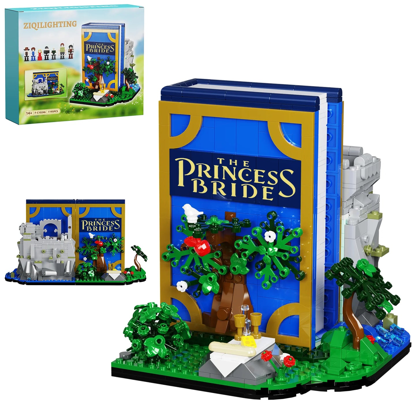 BuildMoc Princess Story Blocks Dream Bride Diorama Set