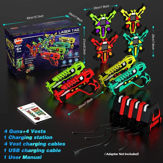 VATOS Infrared Laser Tag Guns Set Battle Toy For Kids