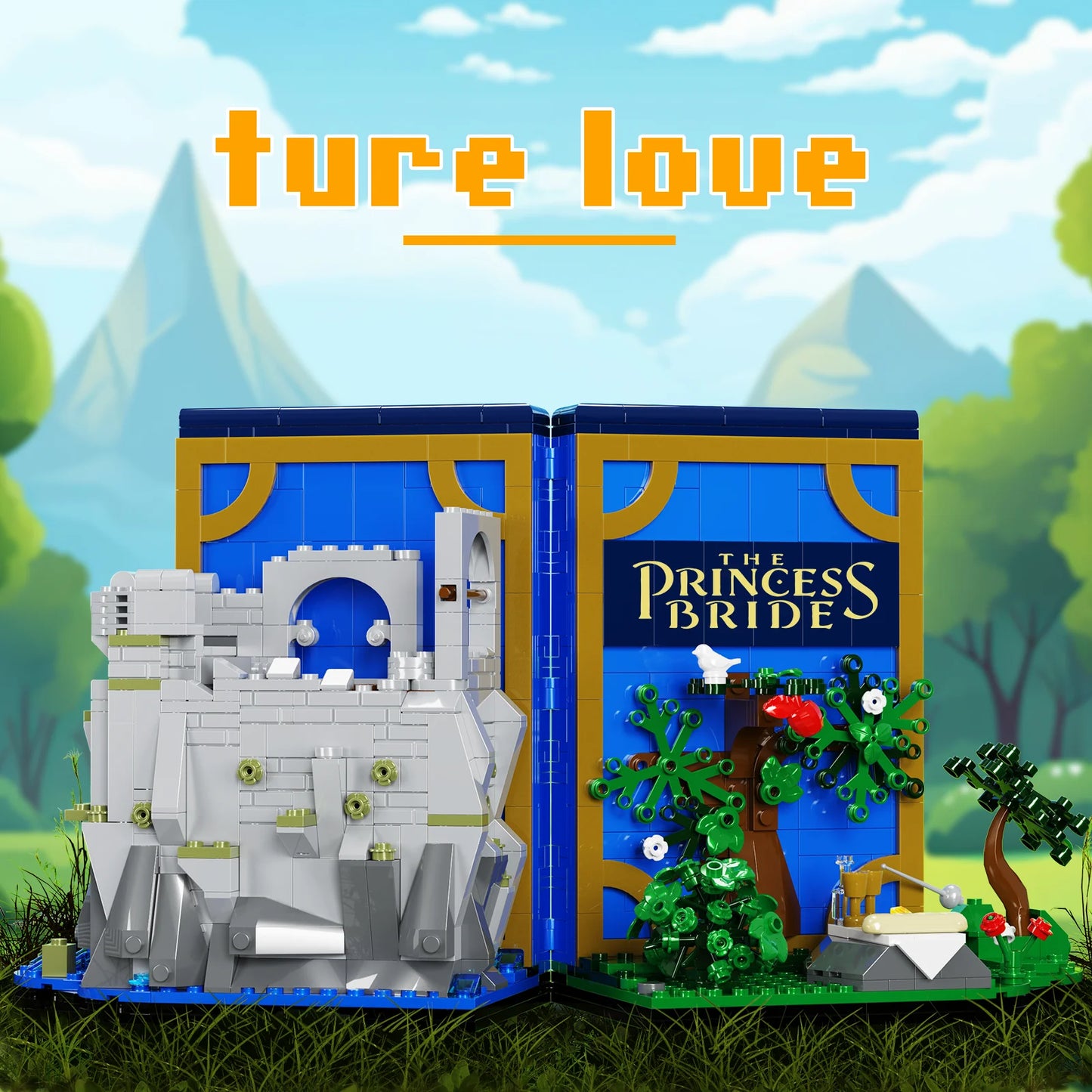 BuildMoc Princess Story Blocks Dream Bride Diorama Set