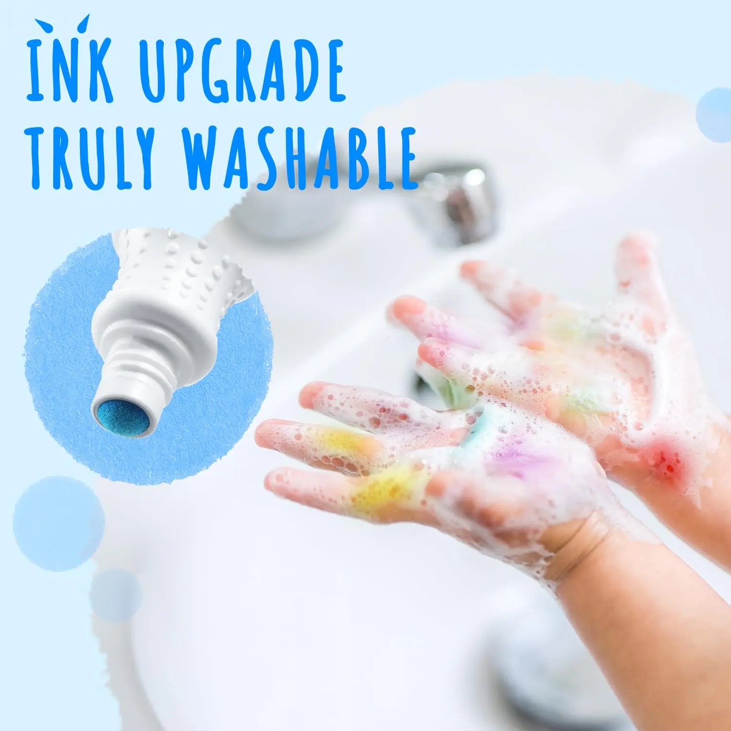 Ohuhu Washable Large Dot Makers Pens Set For Arts