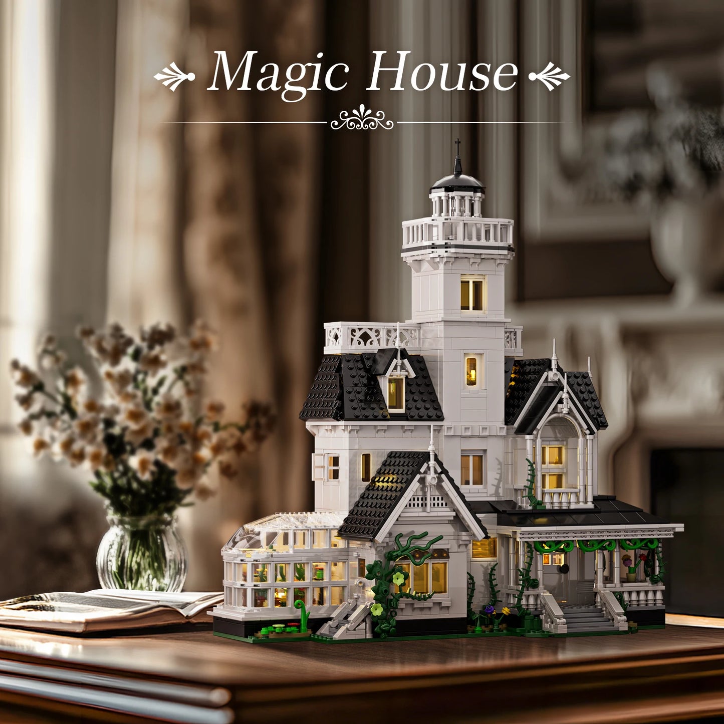 Magic House Blocks Set 1877 Pieces Architecture Model