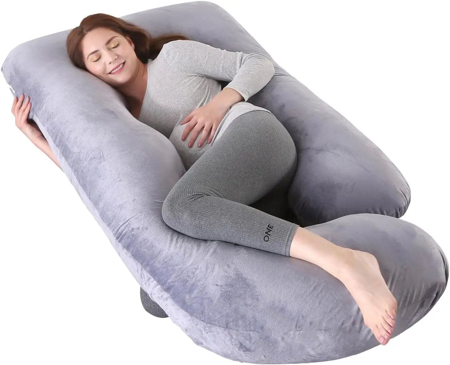 Pregnancy Pillow, G-Shape Full Body Pillow, Maternity Pillow for Side Sleeper, Pregnancy Body Pillow for Pregnant Women Suppor