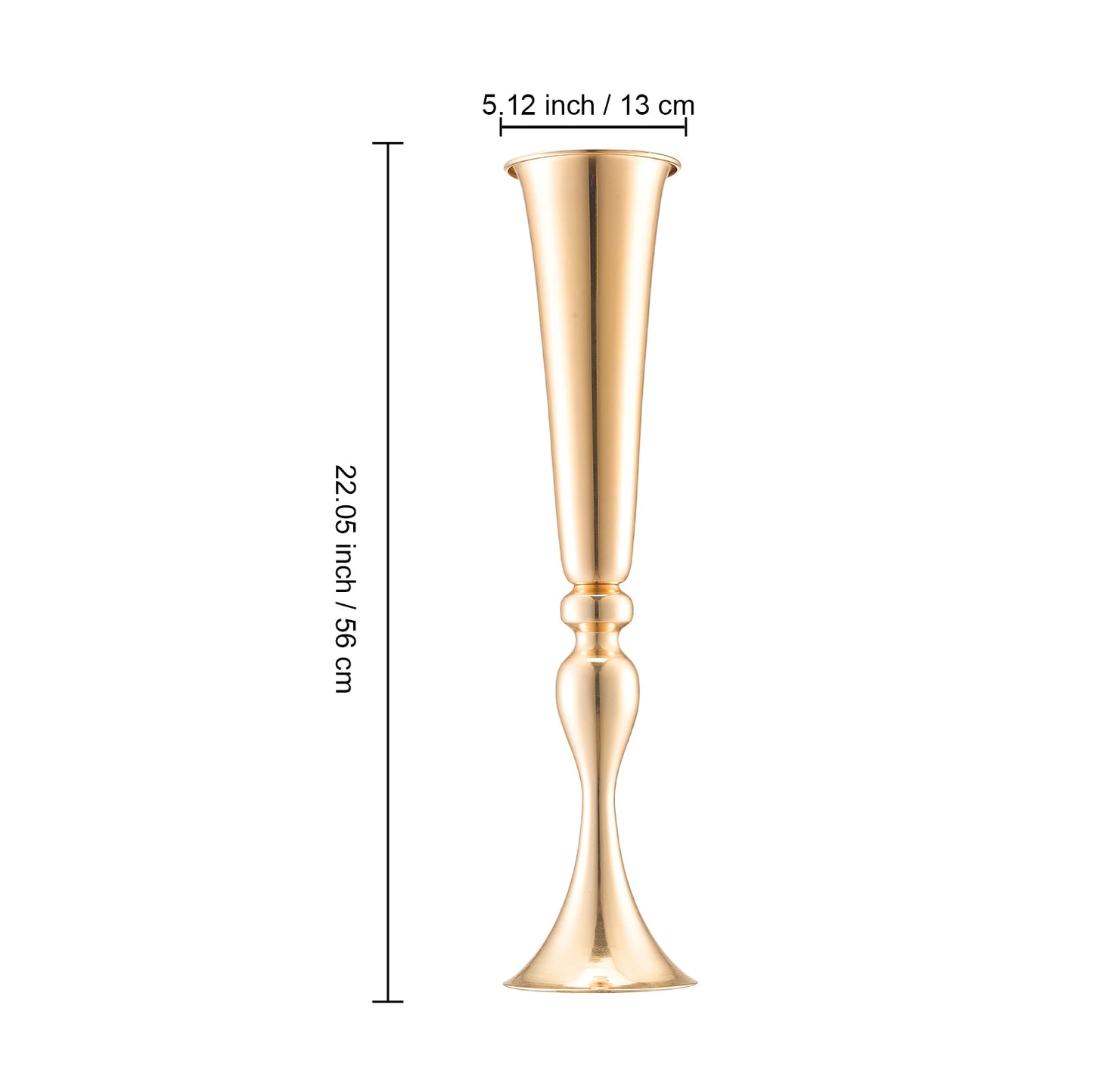 NONECN SucceBuy Tall Crystal Wedding Flower Stand Centerpiece Vase