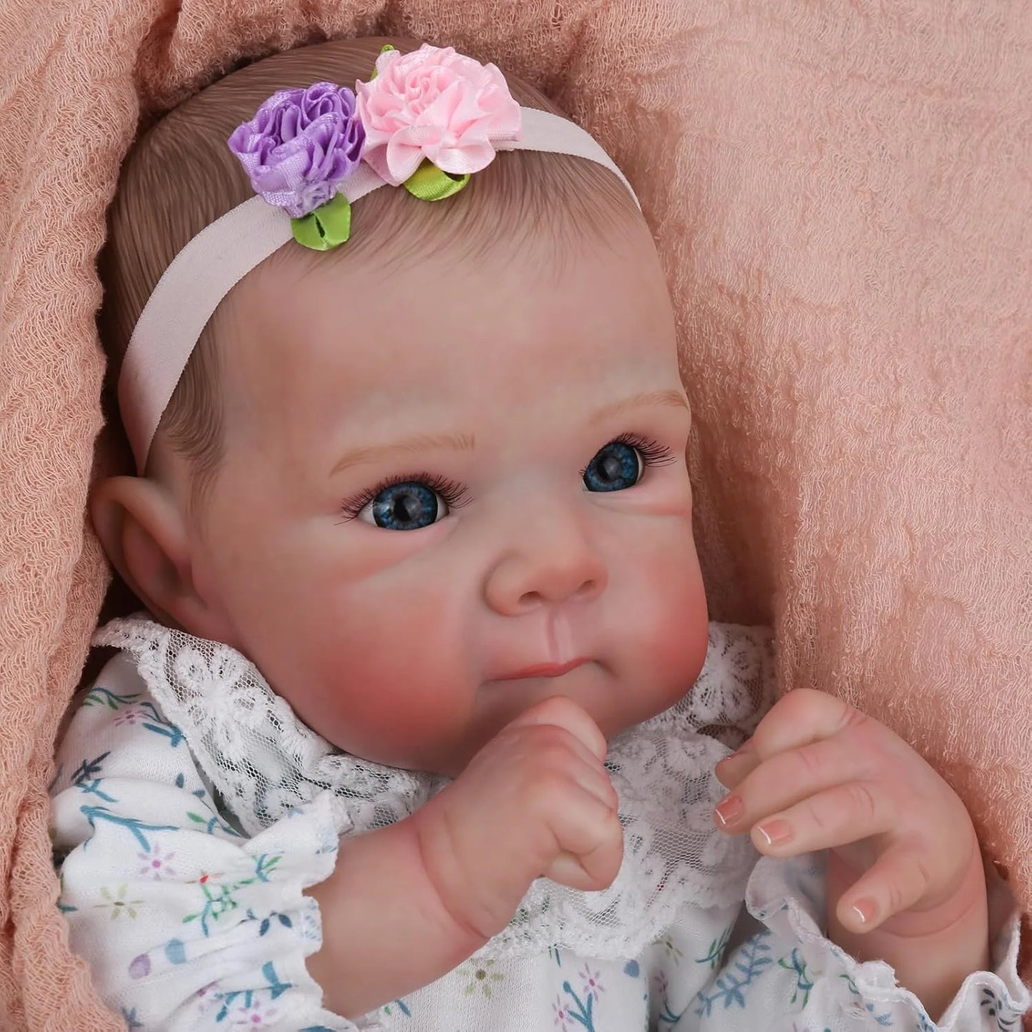 KAYDORACN Reborn Baby Doll Girl Lifelike Realistic Vinyl Toy