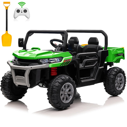 24V Ride On Dump Truck For Kids 2 Seater Bluetooth