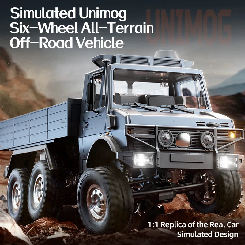 JIKEFUN C8823 RC Car 6WD Off Road Transport Rescue Truck