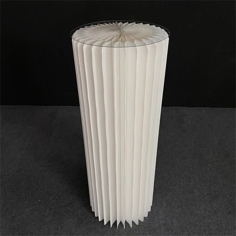 Cylindrical Paper Folding Festival Decoration For Weddings Eid