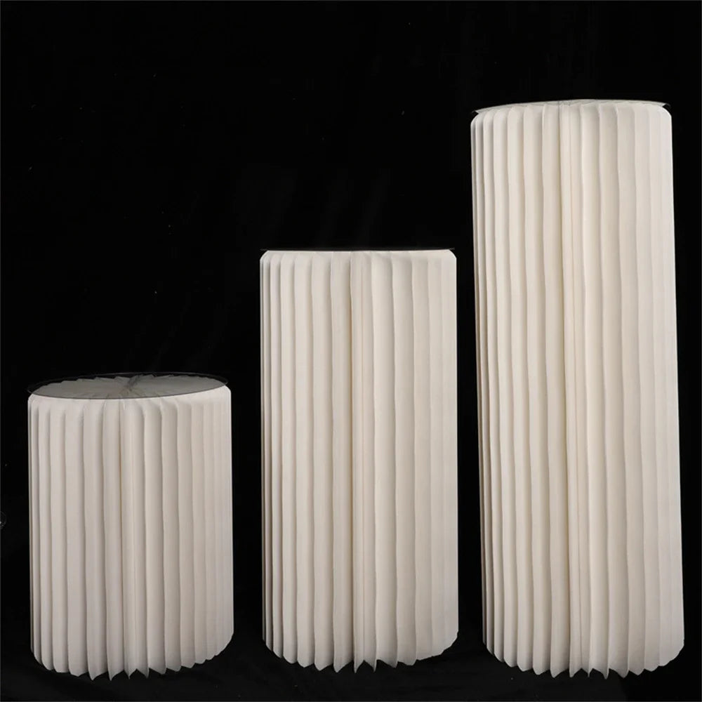 Cylindrical Paper Folding Festival Decoration For Weddings Eid
