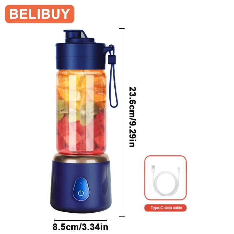 Portable USB Electric Juicer for Travel and Citrus