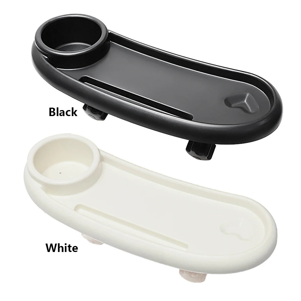 3 In 1 Infant Stroller Dinner Table Tray Removable Universal Stroller Tray Stroller Snack Catcher and Drink Holder