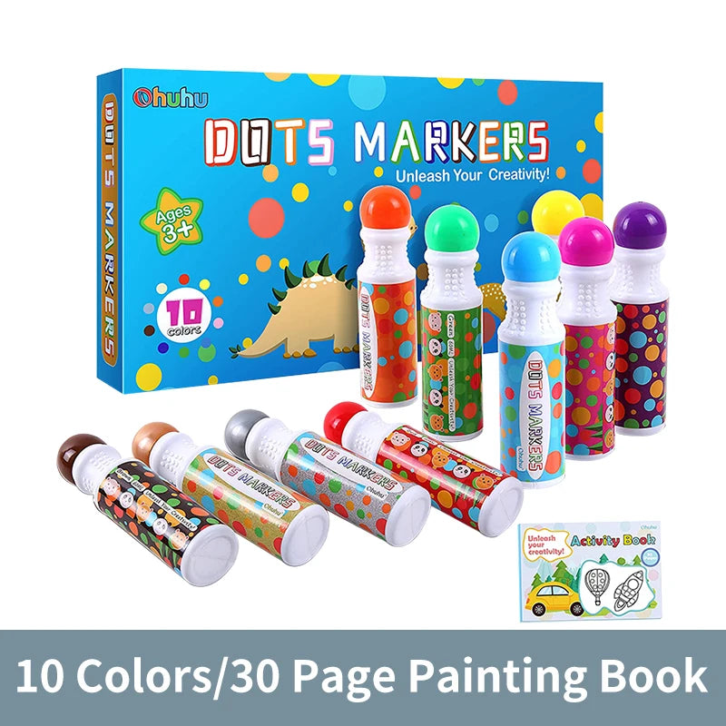 Ohuhu Washable Large Dot Makers Pens Set For Arts