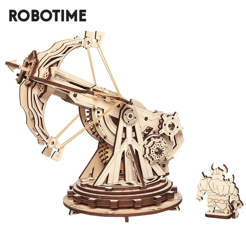 Robotime 3D Wooden Puzzle Medieval Siege Weapons Assembly Kit