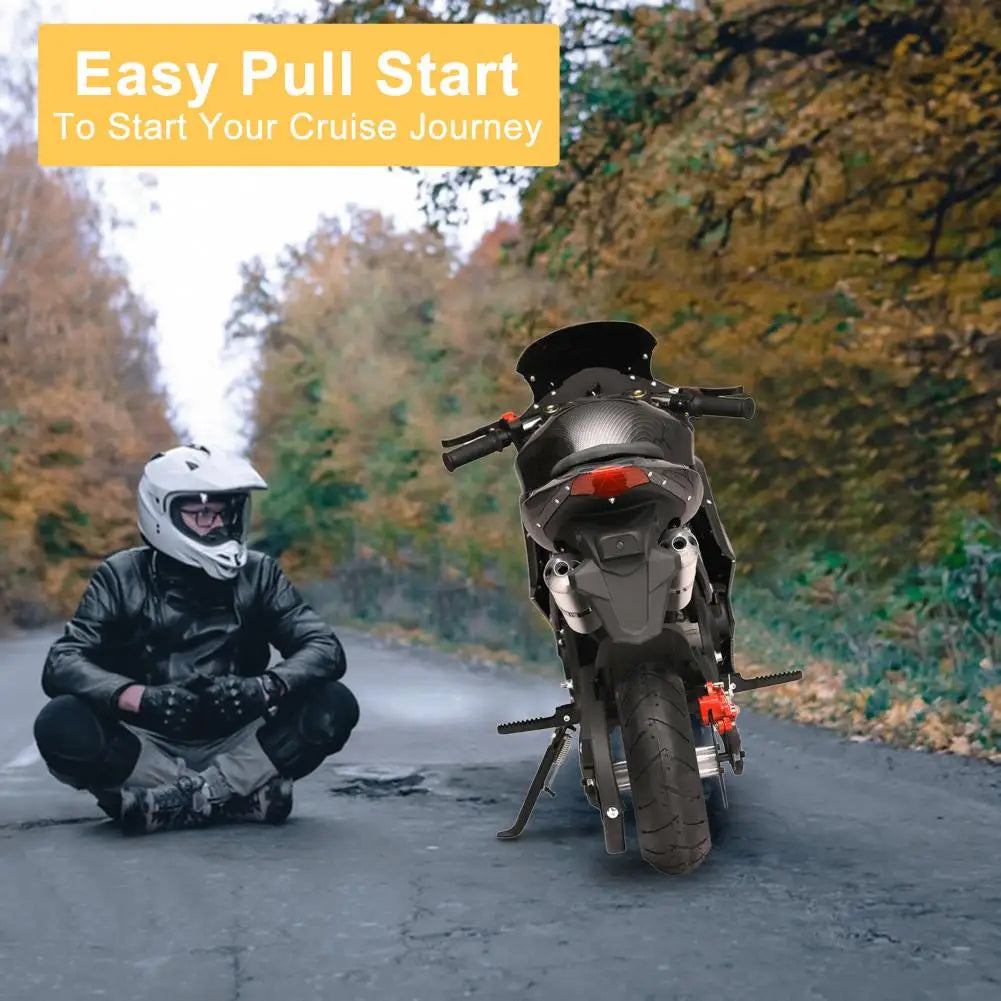 49cc Pocket Rocket Motorcycle Mini Bike Front Rear Disc Brakes