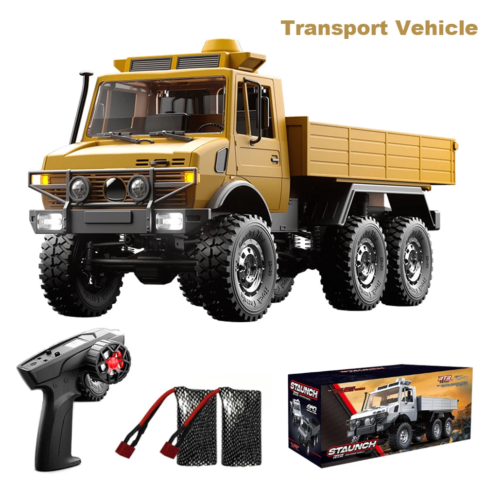 JIKEFUN C8823 RC Car 6WD Off Road Transport Rescue Truck