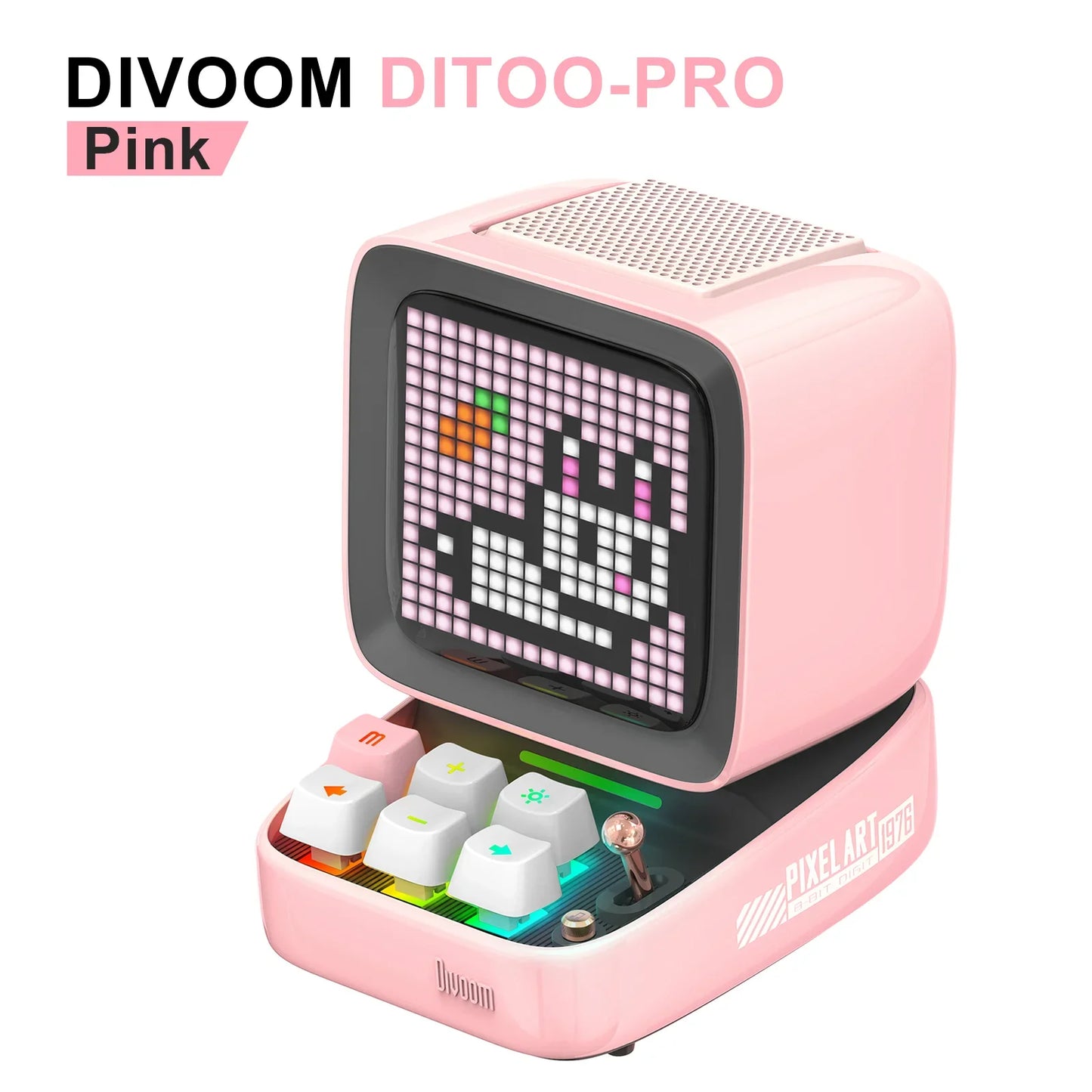 Divoom Ditoo Pro Portable Bluetooth Speaker Pixel Art Clock