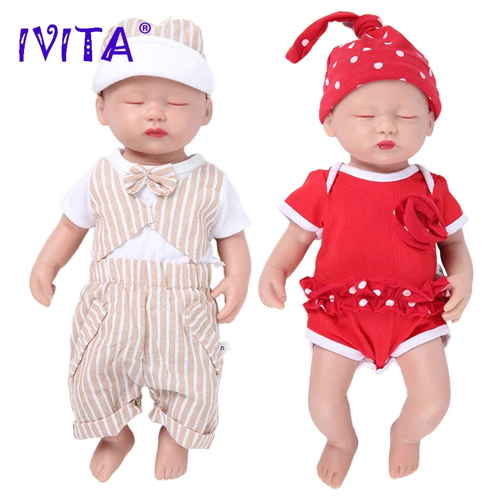 IVITA 100 Percent Silicone Reborn Doll Kit Lifelike Baby Toy Gift