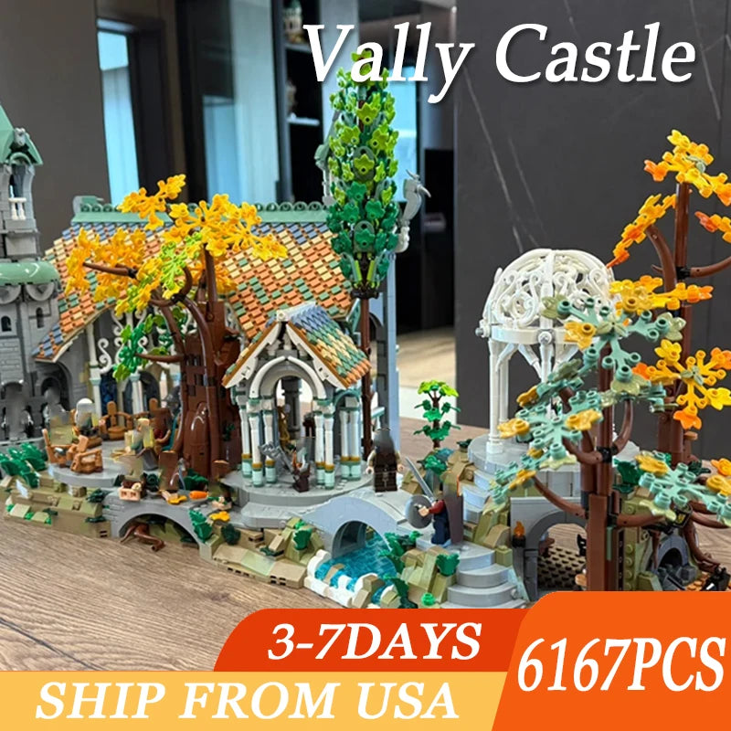 MINISO 6167Pcs Castle Building Blocks Set MOC Display Toys