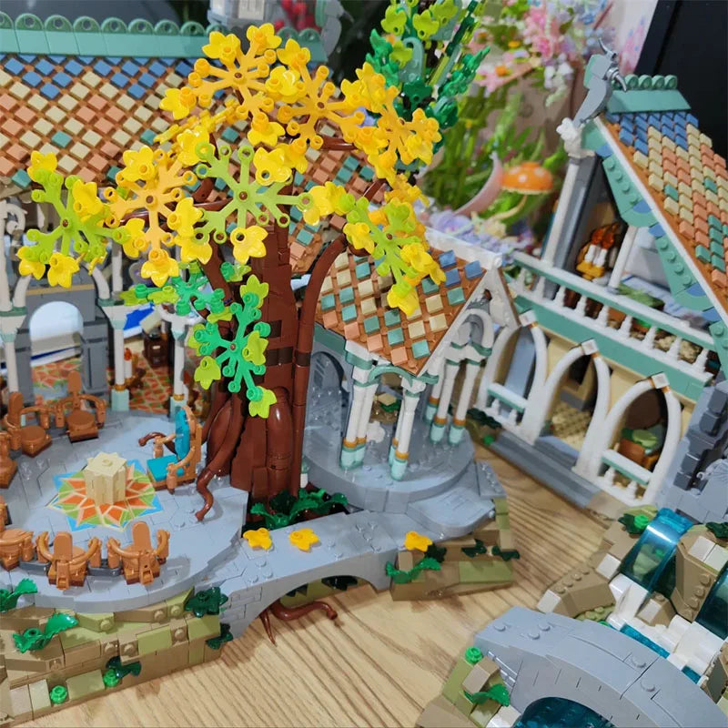 MINISO 6167Pcs Castle Building Blocks Set MOC Display Toys