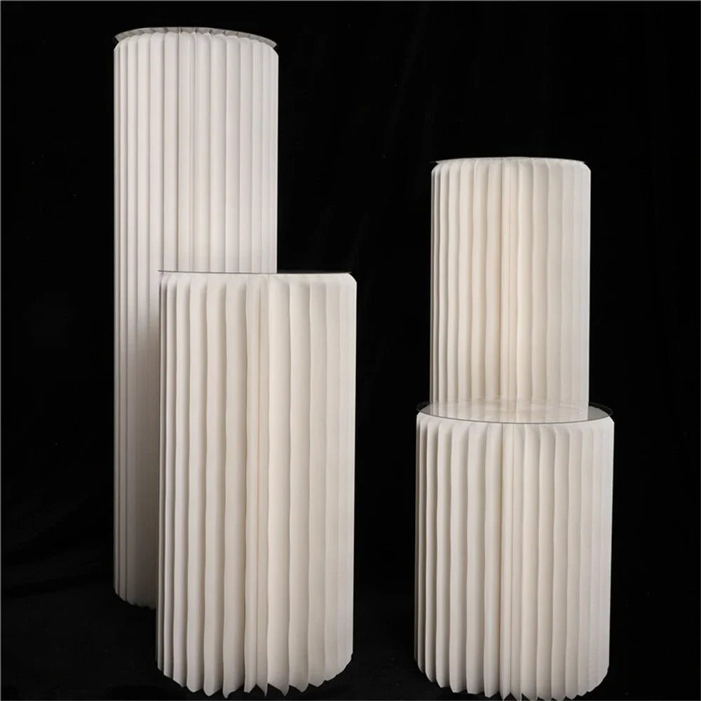 Cylindrical Paper Folding Festival Decoration For Weddings Eid