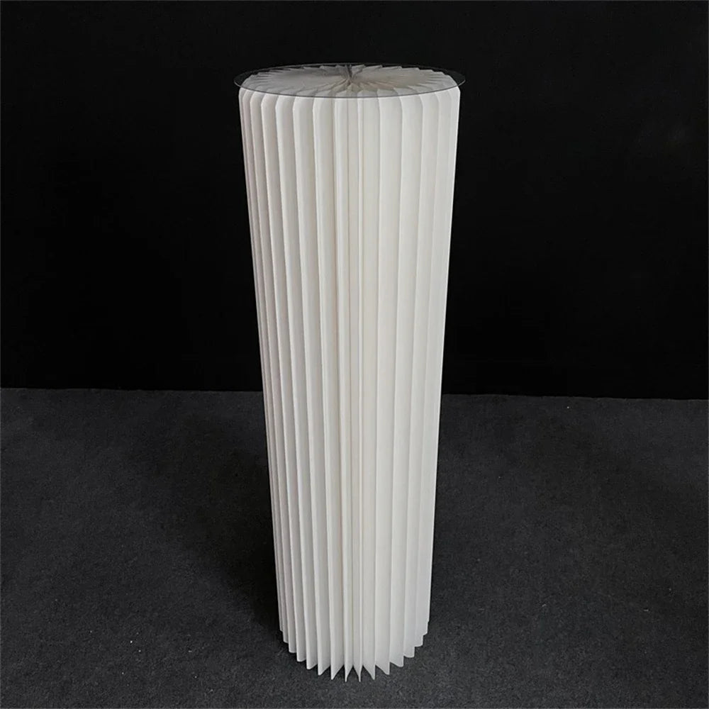Cylindrical Paper Folding Festival Decoration For Weddings Eid