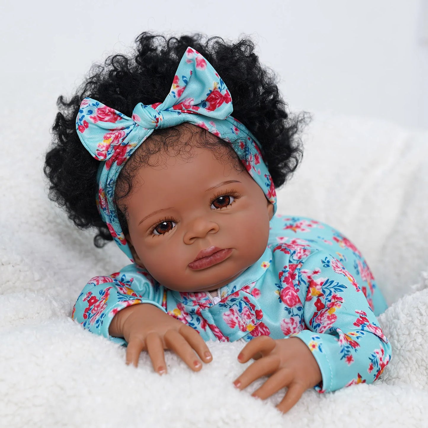 Risbecko Reborn Baby Doll Soft Touch 3D Paint Veins Collectible