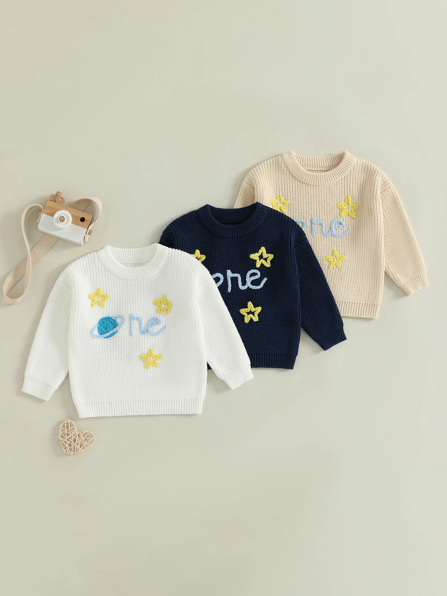 Toddler Boys Cable Knit Sweater Warm Winter Star Pattern Crew Neck Pullover Cozy Long Sleeve Tops for Infants