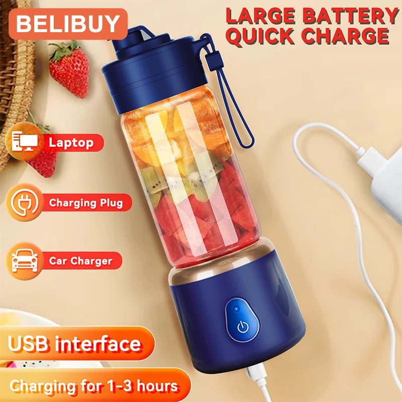 Portable USB Electric Juicer for Travel and Citrus