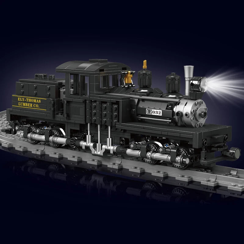 Mould King 12032 RC Shay Locomotive Building Block Set