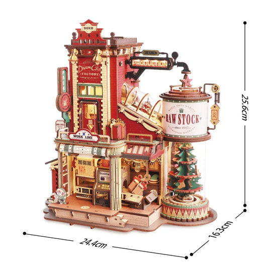 Robotime Christmas Dream Wooden Music Box Kit For All Ages