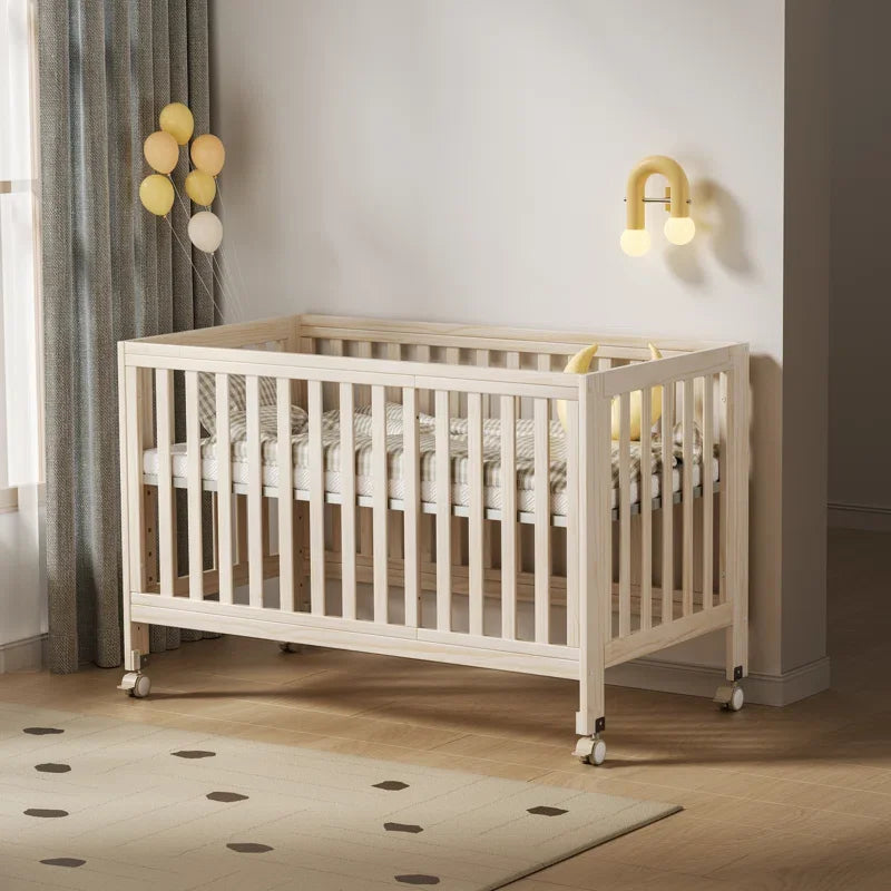 MAMAZING 11 In 1 Convertible Baby Crib With Removable Wheels