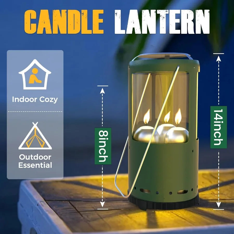 High Concerned Windproof Outdoor Candle Lantern Holder For Real Candles