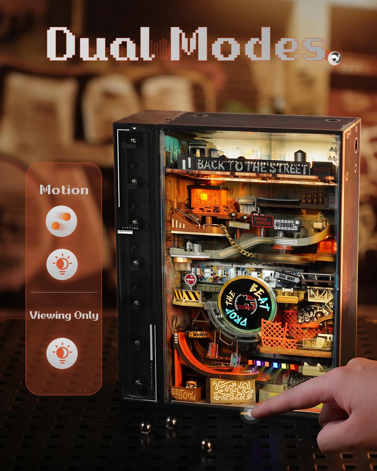 Robotime ROKR 3D Puzzle Marble Run Electric STEM Toy Gift