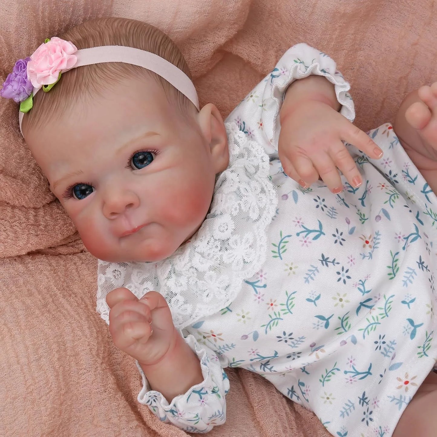 KAYDORACN Reborn Baby Doll Girl Lifelike Realistic Vinyl Toy