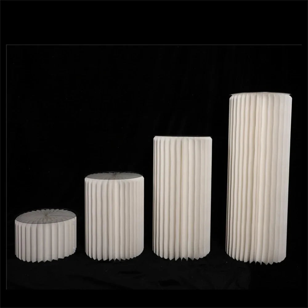 Cylindrical Paper Folding Festival Decoration For Weddings Eid