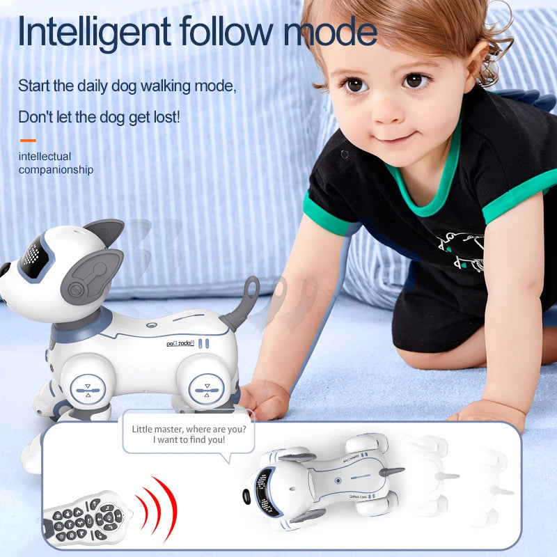 Kelaton RC Robot Dog With Voice Command Programmable Touch Sensor