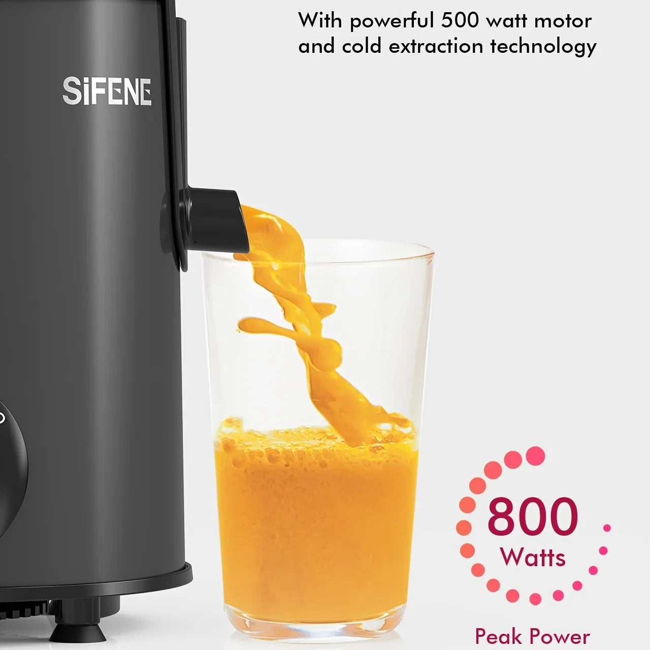 Sifene Three Speed Juicer Stainless Steel Easy Clean