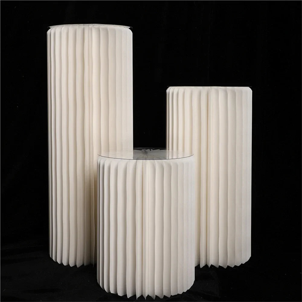 Cylindrical Paper Folding Festival Decoration For Weddings Eid
