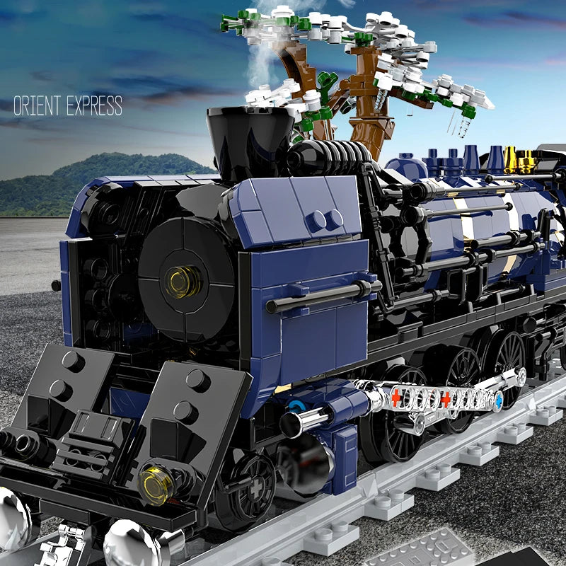 Barweer Steam Train Building Blocks Model 80019 For Kids