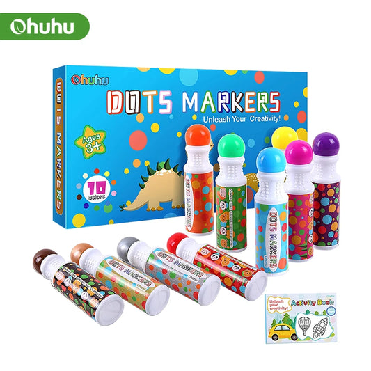 Ohuhu Washable Large Dot Makers Pens Set For Arts