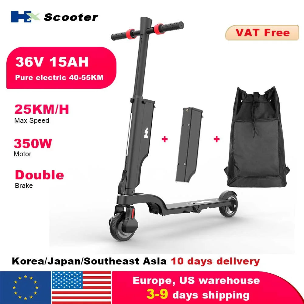 HX X6 Electric Scooter 350W 25kmh Foldable Smart App