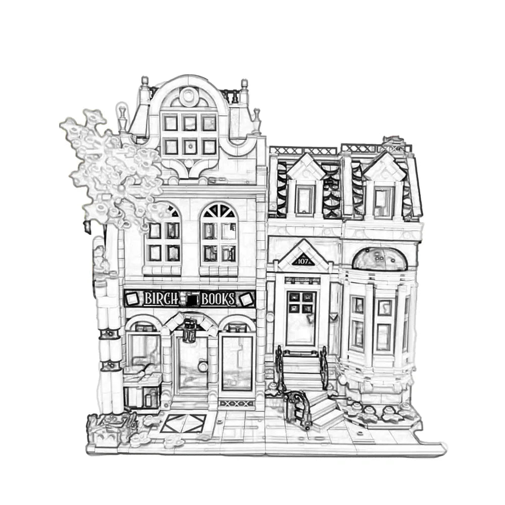 Creative Ideas Compatible 10224 Street View Building Block Set