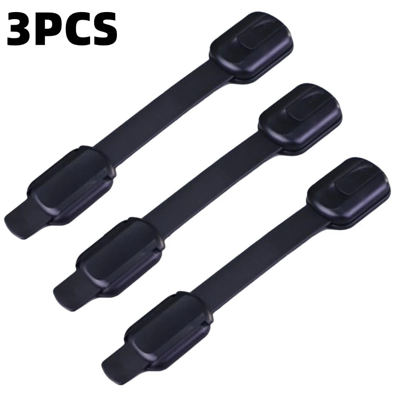 Baby Safety Lock Drawer Child Safety Cabinet Locks Adhesive Cabinet Drawer Door Latches Baby Safe Straps