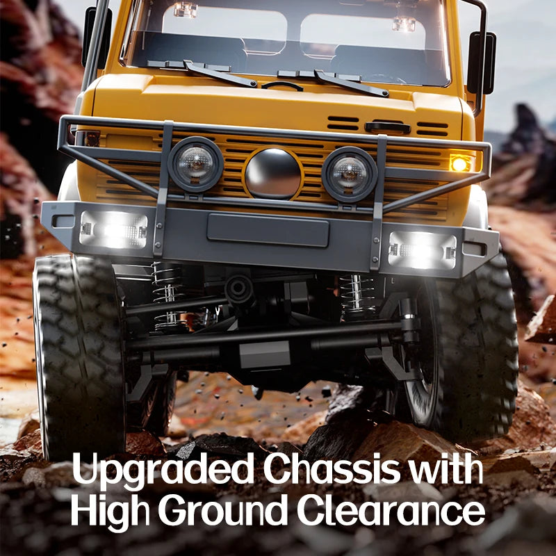 JIKEFUN C8823 RC Car 6WD Off Road Transport Rescue Truck