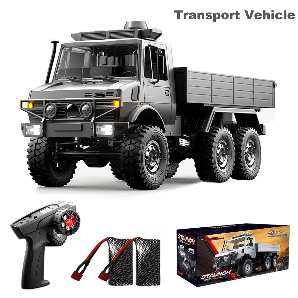 JIKEFUN C8823 RC Car 6WD Off Road Transport Rescue Truck